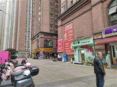 T2区马路边临街楼上下60平化妆品店转让